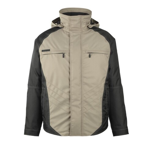 Frankfurt Winterjacke / Gr. S,  Hellkhaki/Schwarz Produktbild