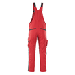 Leipzig Latzhose / Gr. 82C56,  Rot/Schwarz Produktbild Additional View 2 S
