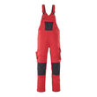 Leipzig Latzhose / Gr. 90C60,  Rot/Schwarz Produktbild