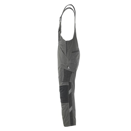Leipzig Latzhose / Gr. 82C56,  Dunkelanthrazit/Schwarz Produktbild Additional View 1 L