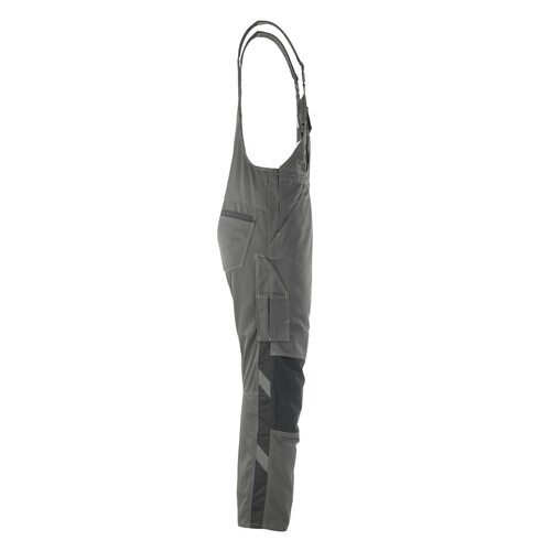 Leipzig Latzhose / Gr. 82C56,  Dunkelanthrazit/Schwarz Produktbild Additional View 3 L