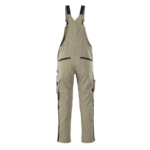 Leipzig Latzhose / Gr. 90C60,  Hellkhaki/Schwarz Produktbild Additional View 2 L