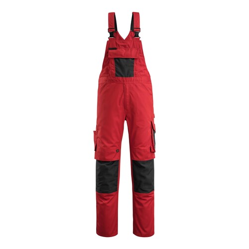 Augsburg Latzhose / Gr. 82C44,  Rot/Schwarz Produktbild