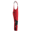 Augsburg Latzhose / Gr. 82C44,  Rot/Schwarz Produktbild Additional View 3 S