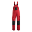 Augsburg Latzhose / Gr. 82C60,  Rot/Schwarz Produktbild