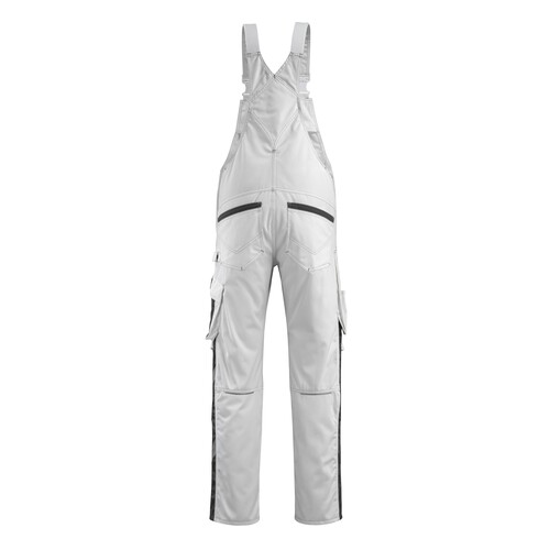 Augsburg Latzhose / Gr. 76C50,  Weiß/Dunkelanthrazit Produktbild Additional View 2 L