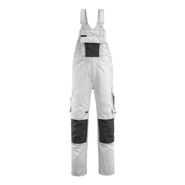 Augsburg Latzhose / Gr. 82C44,  Weiß/Dunkelanthrazit Produktbild