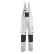 Augsburg Latzhose / Gr. 82C60,  Weiß/Dunkelanthrazit Produktbild