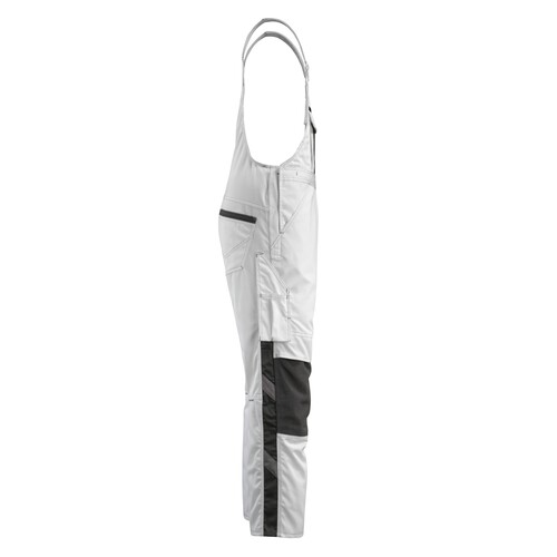 Augsburg Latzhose / Gr. 82C60,  Weiß/Dunkelanthrazit Produktbild Additional View 3 L