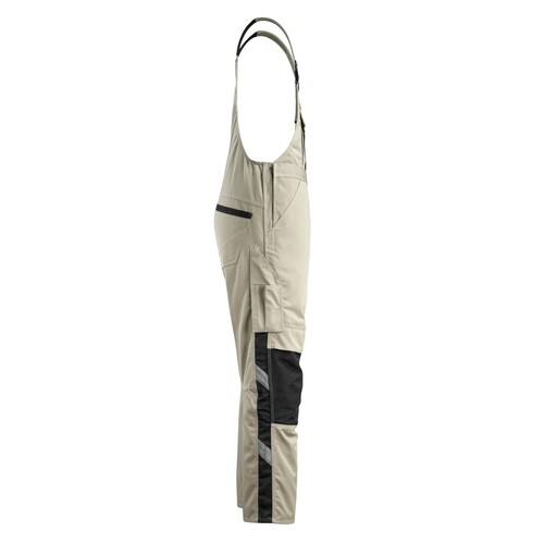 Augsburg Latzhose / Gr. 76C50,  Hellkhaki/Schwarz Produktbild Additional View 3 L