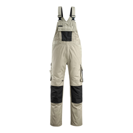 Augsburg Latzhose / Gr. 82C44,  Hellkhaki/Schwarz Produktbild