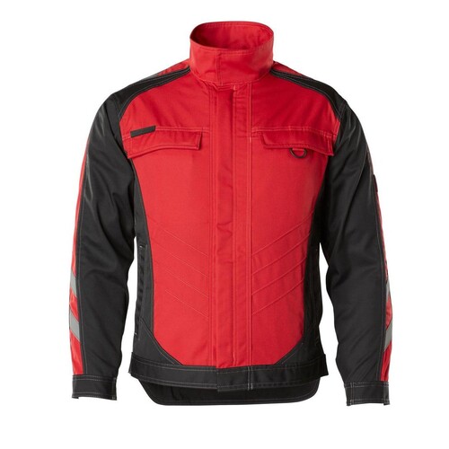 Fulda Arbeitsjacke / Gr. XS,  Rot/Schwarz Produktbild