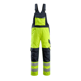 Davos Latzhose / Gr. 82C52, Hi-vis  Gelb/Schwarzblau Produktbild