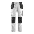 Bremen Handwerkerhose / Gr. 82C60,  Weiß/Dunkelanthrazit Produktbild