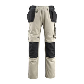 Bremen Handwerkerhose / Gr. 82C52,  Hellkhaki/Schwarz Produktbild