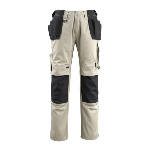 Bremen Handwerkerhose / Gr. 90C54,  Hellkhaki/Schwarz Produktbild