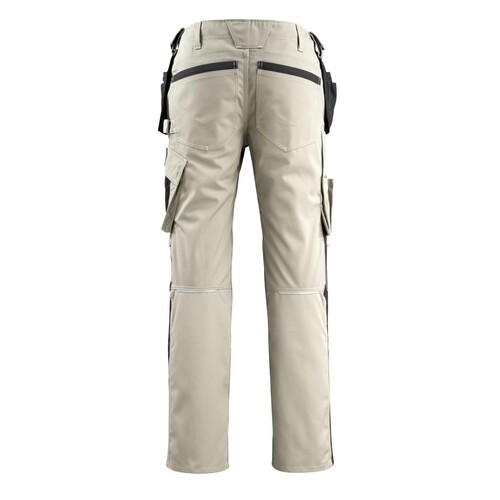 Bremen Handwerkerhose / Gr. 90C54,  Hellkhaki/Schwarz Produktbild Additional View 2 L