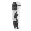 Lindau Handwerker-Dreiviertel-Hose /  Gr. C52, Weiß/Dunkelanthrazit Produktbild Additional View 1 S
