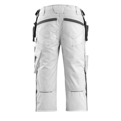 Lindau Handwerker-Dreiviertel-Hose /  Gr. C52, Weiß/Dunkelanthrazit Produktbild Additional View 2 L