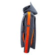 Tolosa Winterjacke / Gr. S,  Schwarzblau/Hi-vis Orange Produktbild Additional View 1 S