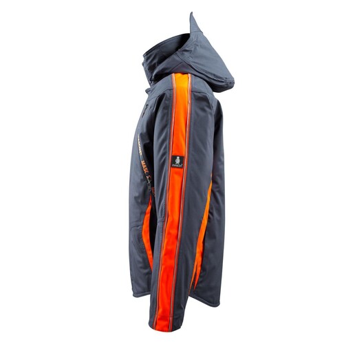 Tolosa Winterjacke / Gr. S,  Schwarzblau/Hi-vis Orange Produktbild Additional View 1 L