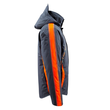 Tolosa Winterjacke / Gr. S,  Schwarzblau/Hi-vis Orange Produktbild Additional View 3 S