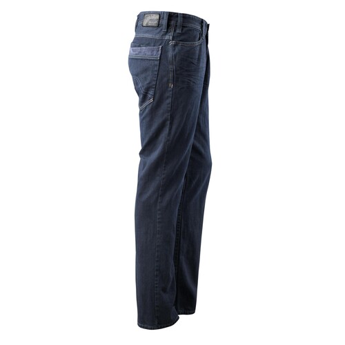 Manhattan Jeans / Gr. W36L32,  Gewaschener dunkelblauer Denim Produktbild Additional View 3 L