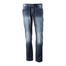 Manhattan Jeans / Gr. W36L32,  Gewaschener blauer Denim Produktbild