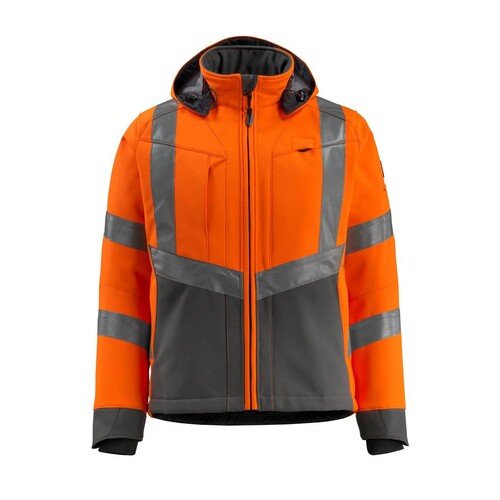 Blackpool Soft Shell Jacke / Gr. 4XL,  Hi-vis Orange/Dunkelanthrazit Produktbild