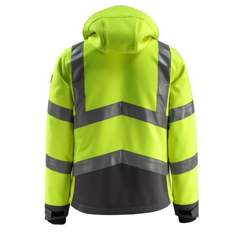 Blackpool Soft Shell Jacke / Gr. L,  Hi-vis Gelb/Dunkelanthrazit Produktbild Additional View 2 L