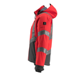 Blackpool Soft Shell Jacke / Gr. 4XL,  Hi-vis Rot/Dunkelanthrazit Produktbild Additional View 1 S
