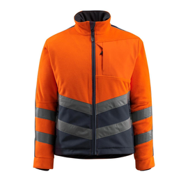 Sheffield Fleecejacke / Gr. 2XL, Hi-vis  Orange/Schwarzblau Produktbild