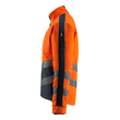 Sheffield Fleecejacke / Gr. S, Hi-vis  Orange/Schwarzblau Produktbild Additional View 1 S