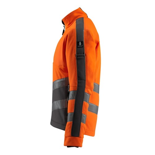Sheffield Fleecejacke / Gr. S, Hi-vis  Orange/Dunkelanthrazit Produktbild Additional View 1 L