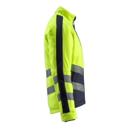 Sheffield Fleecejacke / Gr. S, Hi-vis  Gelb/Schwarzblau Produktbild Additional View 3 L