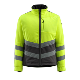 Sheffield Fleecejacke / Gr. L, Hi-vis  Gelb/Dunkelanthrazit Produktbild