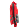 Sheffield Fleecejacke / Gr. S, Hi-vis  Rot/Dunkelanthrazit Produktbild Additional View 3 S