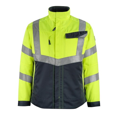 Oxford Arbeitsjacke / Gr. L, Hi-vis  Gelb/Schwarzblau Produktbild