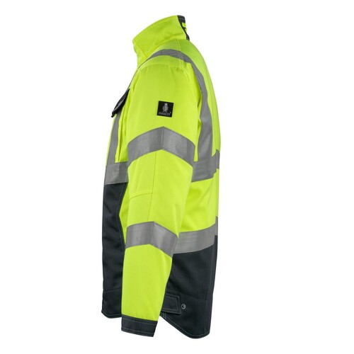 Oxford Arbeitsjacke / Gr. L, Hi-vis  Gelb/Schwarzblau Produktbild Additional View 1 L