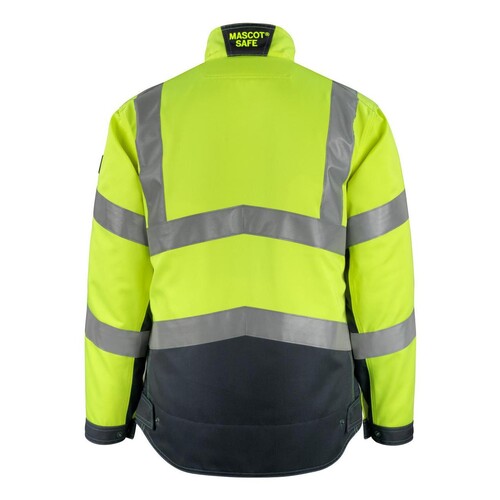 Oxford Arbeitsjacke / Gr. L, Hi-vis  Gelb/Schwarzblau Produktbild Additional View 2 L