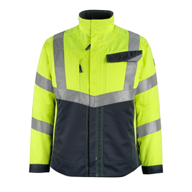 Oxford Arbeitsjacke / Gr. M, Hi-vis  Gelb/Schwarzblau Produktbild