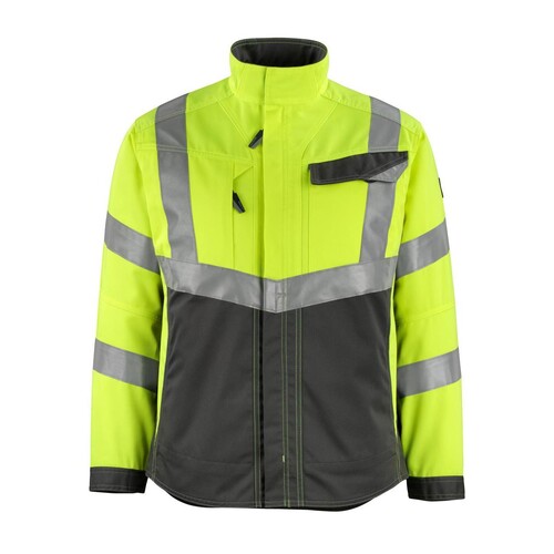 Oxford Arbeitsjacke / Gr. L, Hi-vis  Gelb/Dunkelanthrazit Produktbild