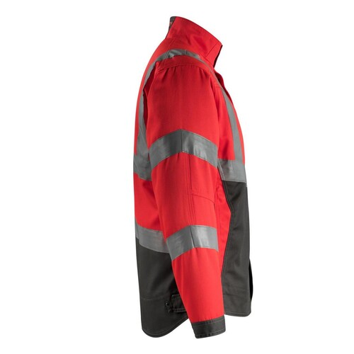 Oxford Arbeitsjacke / Gr. L, Hi-vis  Rot/Dunkelanthrazit Produktbild Additional View 3 L