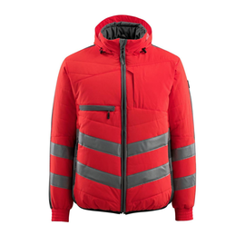 Dartford Thermojacke / Gr. M, Hi-vis  Rot/Dunkelanthrazit Produktbild