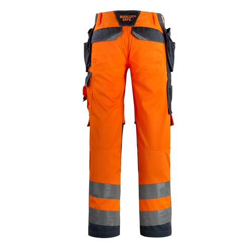 Wigan Handwerkerhose / Gr. 82C52,  Hi-vis Orange/Schwarzblau Produktbild Additional View 2 L