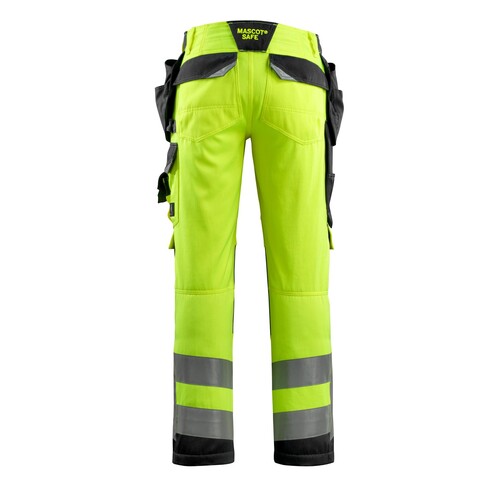 Wigan Handwerkerhose / Gr. 82C47,  Hi-vis Gelb/Schwarz Produktbild Additional View 2 L