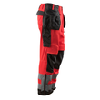 Wigan Handwerkerhose / Gr. 82C47,  Hi-vis Rot/Dunkelanthrazit Produktbild Additional View 3 S
