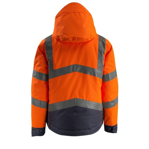 Hastings Winterjacke / Gr. L, Hi-vis  Orange/Schwarzblau Produktbild Additional View 2 L