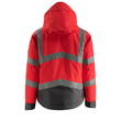Hastings Winterjacke / Gr. L, Hi-vis  Rot/Dunkelanthrazit Produktbild Additional View 2 S