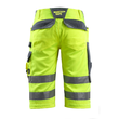 Luton Dreiviertel-Hose / Gr. C68,  Hi-vis Gelb/Schwarzblau Produktbild Additional View 2 S